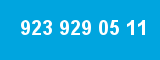 923 929 05 11